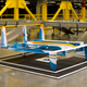 The new drone, at rest.